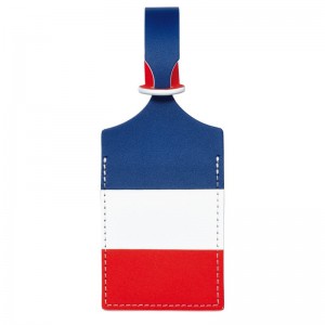 Akcesoria Damskie Longchamp LGP Travel Luggage tag Leather Czerwone | PL8242MQ