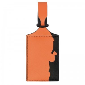 Akcesoria Damskie Longchamp LGP Travel Luggage tag Leather Pomarańczowe | PL8218WN