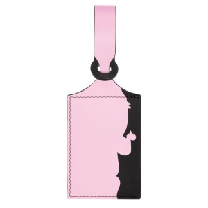 Akcesoria Męskie Longchamp LGP Travel Luggage tag Leather Różowe | PL7131UZ