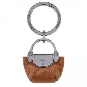 Breloczki Damskie Longchamp Le Pliage Xtra Leather Cognac | PL7963UZ