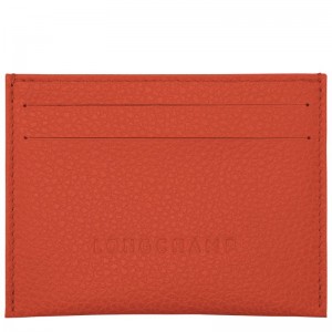 Etui na Karty Damskie Longchamp Le FoulonnÉ Leather Paprika | PL8503MQ