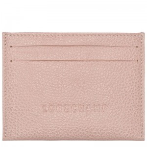 Etui na Karty Damskie Longchamp Le FoulonnÉ Leather Nude | PL8502MQ