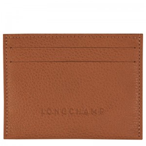 Etui na Karty Damskie Longchamp Le FoulonnÉ Leather Caramel | PL8500BE