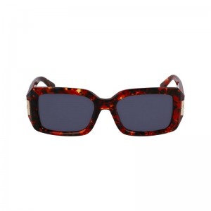 Okulary Przeciwsłoneczne Damskie Longchamp Acetate Marble Rouge | PL7919GS