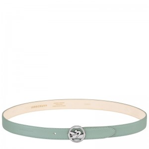 Paski Damskie Longchamp La MÉdaille Leather Celadon | PL8028ZU