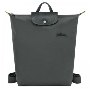 Plecaki Damskie Longchamp Le Pliage M Canvas Graphite | PL8754KO