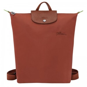 Plecaki Damskie Longchamp Le Pliage M Canvas Chestnut | PL8750FD