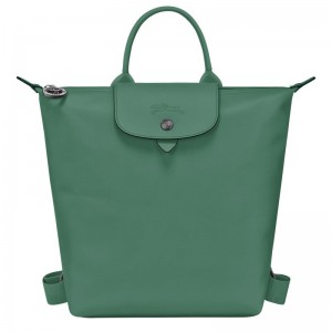 Plecaki Damskie Longchamp Le Pliage Xtra S Leather Sage | PL8748SG