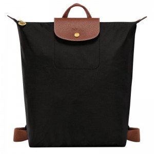 Plecaki Męskie Longchamp Le Pliage Original M Canvas Czarne | PL7568NW