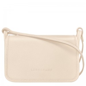 Pouches Damskie Longchamp Le FoulonnÉ XS Clutch Leather Paper | PL8682EB