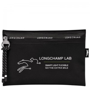 Pouches Damskie Longchamp Le Pliage Energy Canvas Czarne | PL8706CT