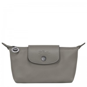 Pouches Damskie Longchamp Le Pliage Xtra Leather Turtledove | PL8717ZU