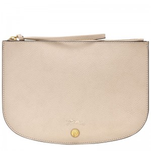 Pouches Damskie Longchamp Épure Leather Paper | PL8383AH