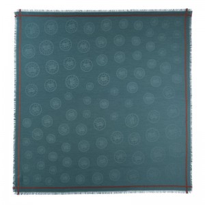 Stoles Męskie Longchamp La MÉdaille Shawl Cotton blend Paw | PL7060DF