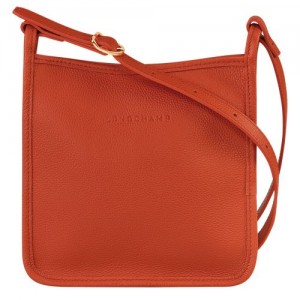 Torba Crossbody Damskie Longchamp Le FoulonnÉ S Leather Paprika | PL8926LI