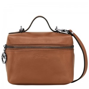 Torba Crossbody Damskie Longchamp Le Pliage Xtra XS Vanity Skórzane Cognac | PL9017XY