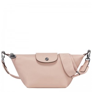 Torba Crossbody Damskie Longchamp Le Pliage Xtra XS Leather Nude | PL8989IL