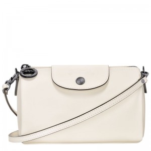 Torba Crossbody Damskie Longchamp Le Pliage Xtra XS Leather Ecru | PL8953OK