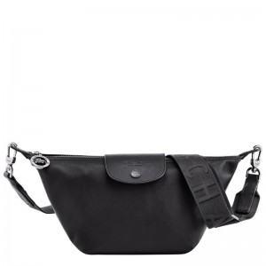 Torba Crossbody Męskie Longchamp Le Pliage Xtra XS Leather Czarne | PL7585IL