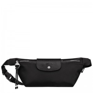 Torba Na Talię Damskie Longchamp Le Pliage Energy M Canvas Czarne | PL8778AH