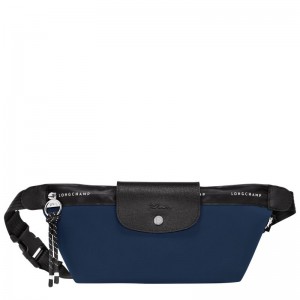 Torba Na Talię Męskie Longchamp Le Pliage Energy M Canvas Granatowe | PL7526GS