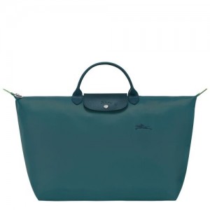 Torby Podróżne Męskie Longchamp Le Pliage Green S Recycled canvas Paw | PL7193JP