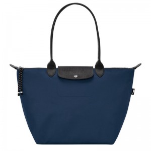 Torby Przez Ramię Damskie Longchamp Le Pliage Energy L Tote Recycled canvas Granatowe | PL8896RV