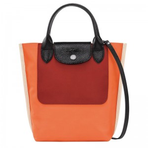 Torebka Damskie Longchamp Cabas XS Tote Canvas Pomarańczowe | PL9174CT