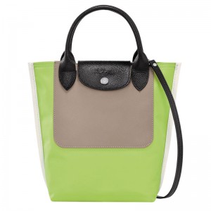 Torebka Damskie Longchamp Cabas XS Tote Canvas Zielone Głęboka | PL9171LI