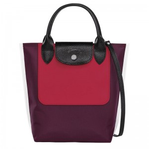 Torebka Damskie Longchamp Cabas XS Tote Canvas Bordowe | PL9169JP