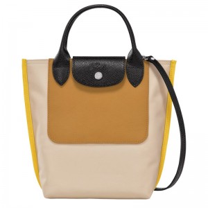 Torebka Damskie Longchamp Cabas XS Tote Canvas Beżowe | PL9168HA