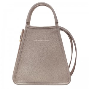 Torebka Damskie Longchamp Le FoulonnÉ S Leather Turtledove | PL9164SG