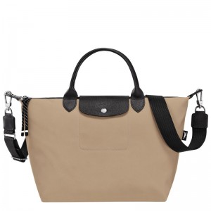 Torebka Damskie Longchamp Le Pliage Energy L Recycled canvas Clay | PL9232NW