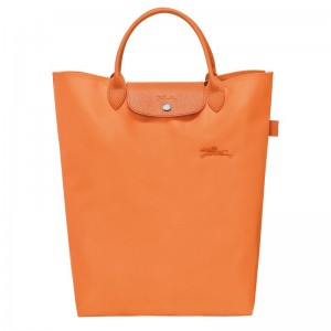 Torebka Damskie Longchamp Le Pliage Green M Tote Canvas Pomarańczowe | PL9239KO