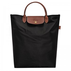 Torebka Damskie Longchamp Le Pliage Original M Tote Canvas Czarne | PL9242GS