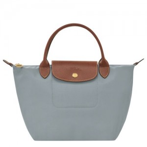 Torebka Damskie Longchamp Le Pliage Original S Recycled canvas Steel | PL9066KO