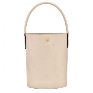 Torebka Damskie Longchamp Épure S Bucket Leather Paper | PL9035FD