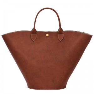 Torebka Damskie Longchamp Épure XL Tote Leather Brązowe | PL9143PJ