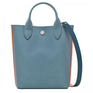 Torebka Damskie Longchamp Épure XS Tote Leather Niebieskie | PL9186LI