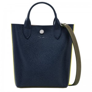 Torebka Damskie Longchamp Épure XS Tote Leather Granatowe | PL9183CT