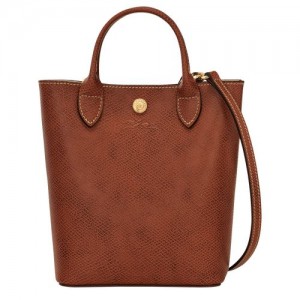 Torebka Damskie Longchamp Épure XS Tote Leather Brązowe | PL9036DF