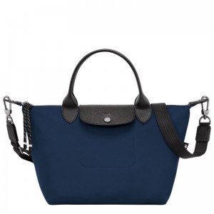 Torebka Męskie Longchamp Le Pliage Energy S Recycled canvas Granatowe | PL7488QM