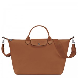 Torebka Męskie Longchamp Le Pliage Xtra L Leather Cognac | PL7480OK