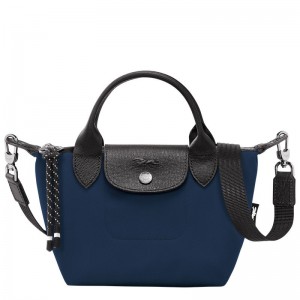 Torebki Małe Damskie Longchamp Le Pliage Energy XS Handbag Recycled canvas Granatowe | PL9319AH