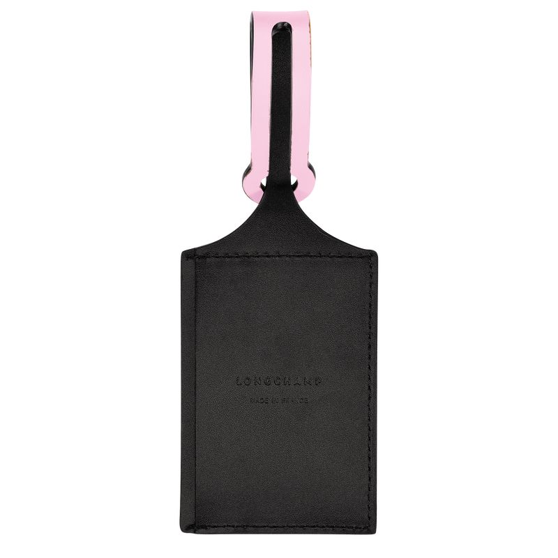 Akcesoria Damskie Longchamp LGP Travel Luggage tag Leather Różowe | PL8233JP