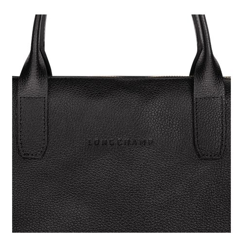 Aktówka Damskie Longchamp Le FoulonnÉ S Leather Czarne | PL8652ZU