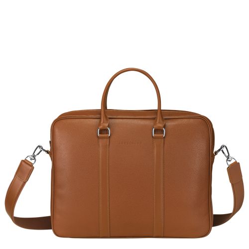 Aktówka Damskie Longchamp Le FoulonnÉ S Leather Caramel | PL8650KO