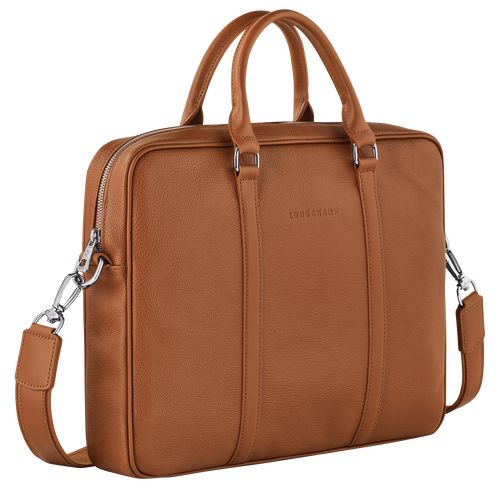 Aktówka Damskie Longchamp Le FoulonnÉ XS Leather Caramel | PL8653XY