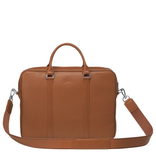 Aktówka Damskie Longchamp Le FoulonnÉ XS Leather Caramel | PL8653XY