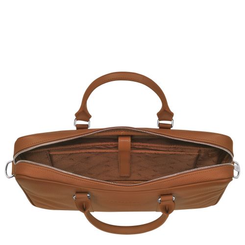 Aktówka Damskie Longchamp Le FoulonnÉ XS Leather Caramel | PL8653XY